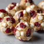"White Chocolate & Cranberry Protein Balls to Try Today!" 3 White Chocolate & Cranberry Protein Balls / Starbucks Cranberry Bliss Bars