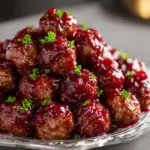 3-Ingredient Cranberry Meatballs: Your Easiest Holiday Appetizer! 3 3-Ingredient Cranberry Meatballs (Easiest Holiday Appetizer)