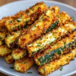 Air Fryer Parmesan Zucchini Fries (Healthy & Quick Snack)