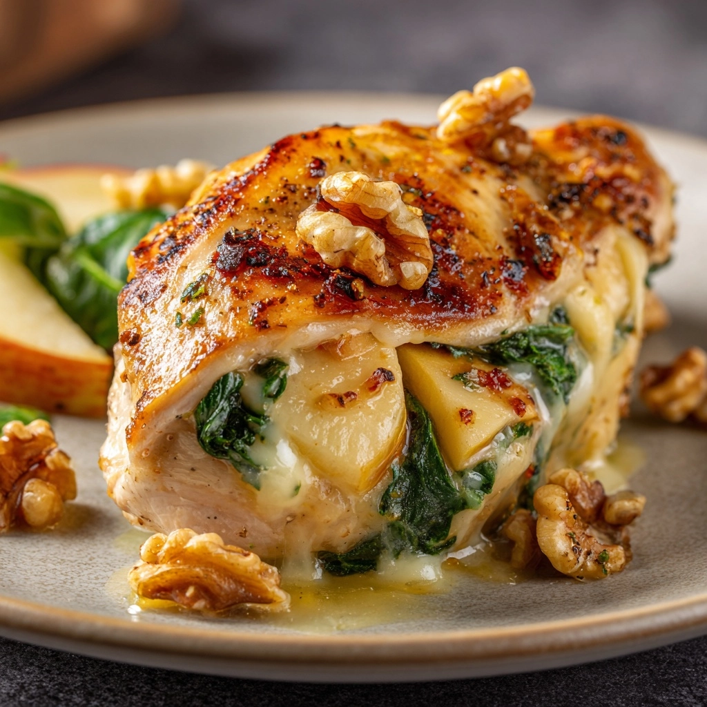 Apple & Brie Stuffed Chicken for a Fancy-Feeling Dinner