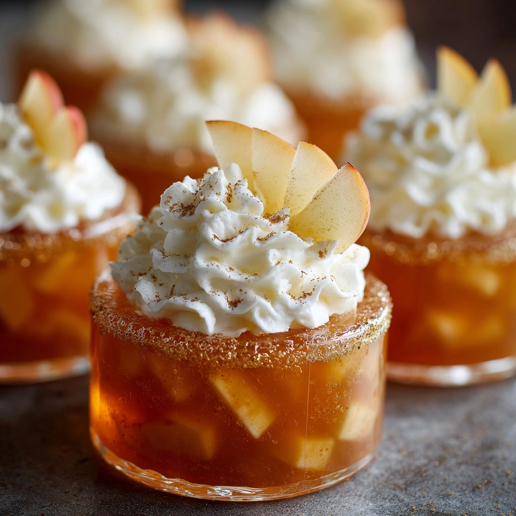Apple Pie Jello Shots