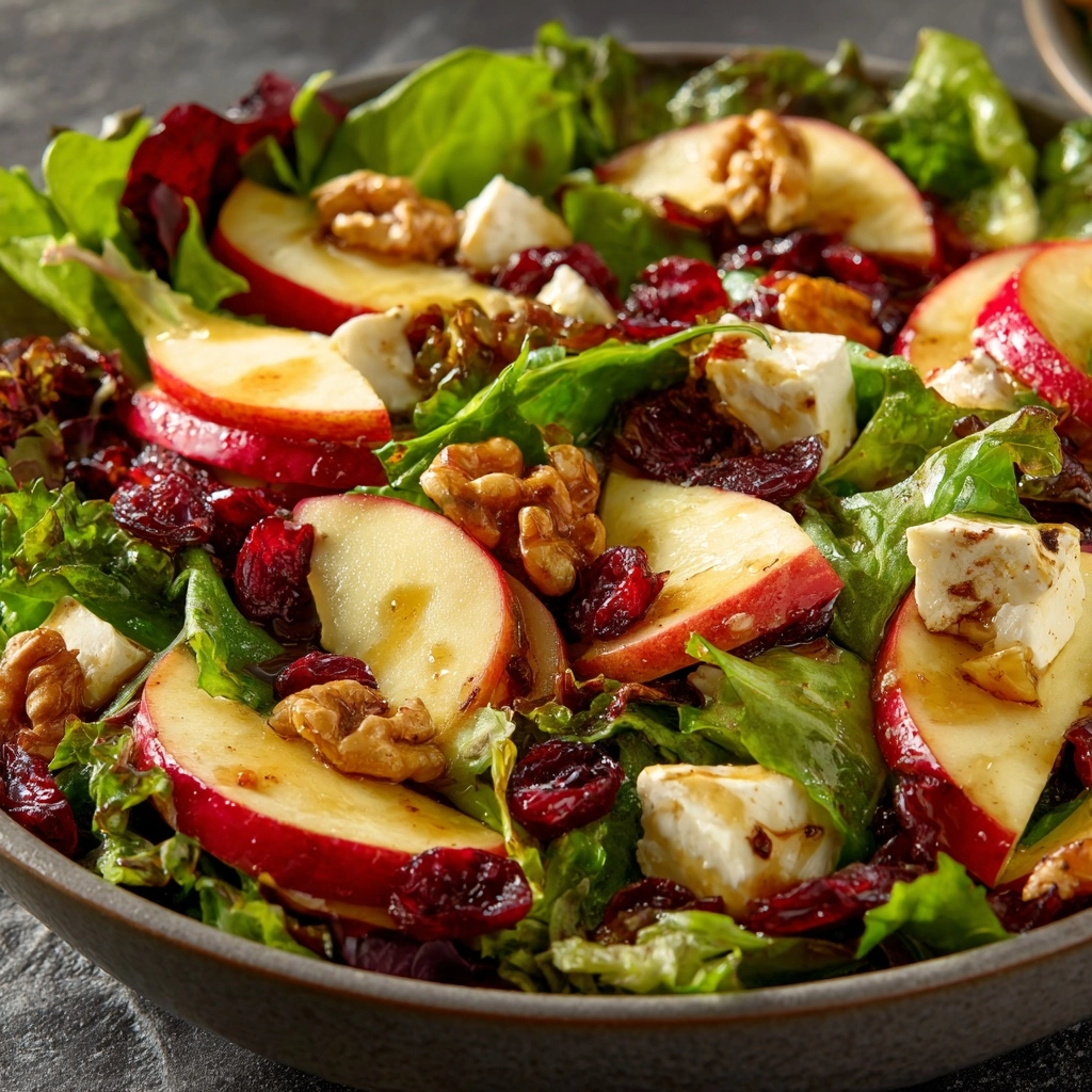 Autumn Harvest Honeycrisp Apple and Feta Salad