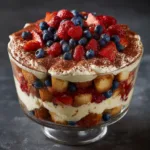 Berry Tiramisu Trifle