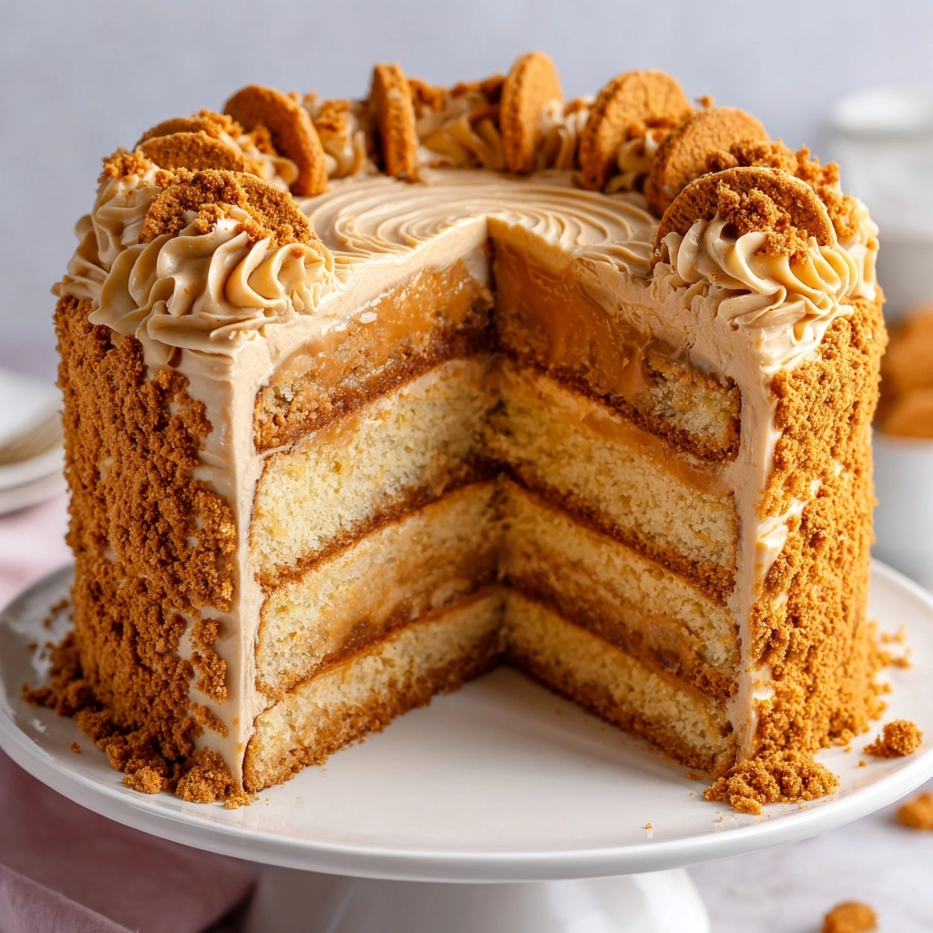 Biscoff Cookie Butter Cake Your Guests Will Beg For