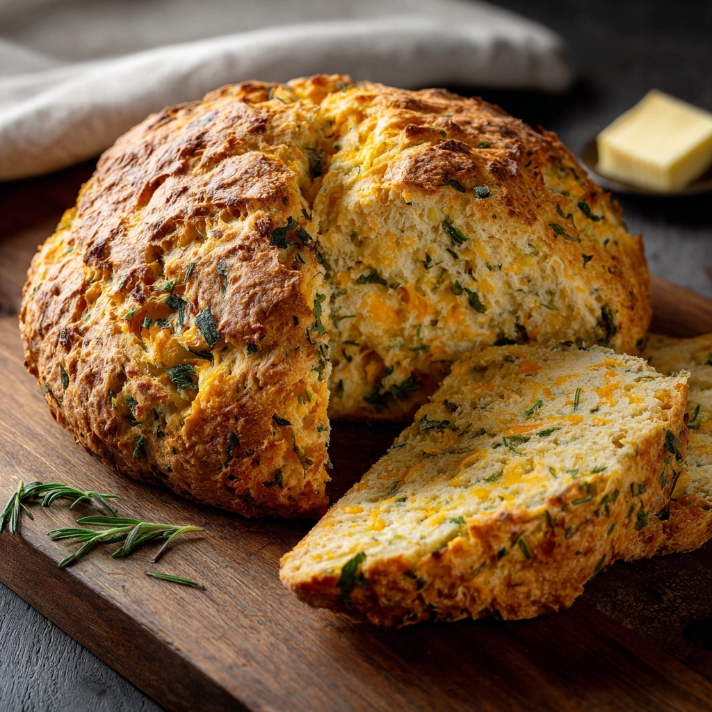Cheddar and Herb Soda Bread