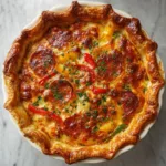 Cheesy Pizza Pot Pie: The Ultimate Comfort Food Delight! 3 Cheesy Pizza Pot Pie (Comfort Food Mashup Magic)