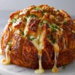 Cheesy Pull Apart Christmas Bread