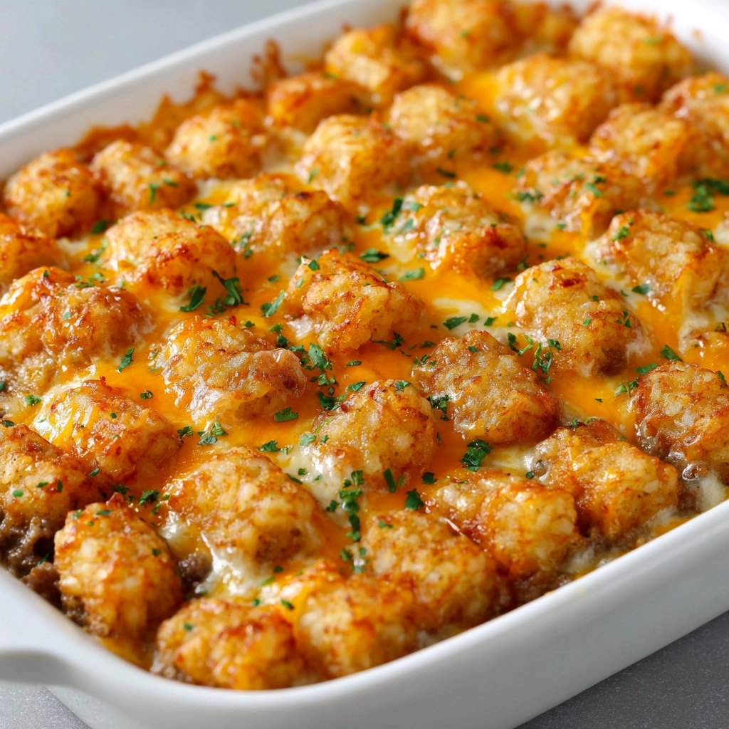 Cheesy Tater Tot Casserole: A Family Favorite Delight! 2 Cheesy Tater Tot Casserole (Family Favorite Comfort Food)