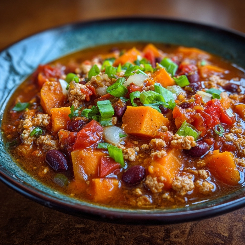Cozy Sweet Potato Turkey Chili for Chilly Nights