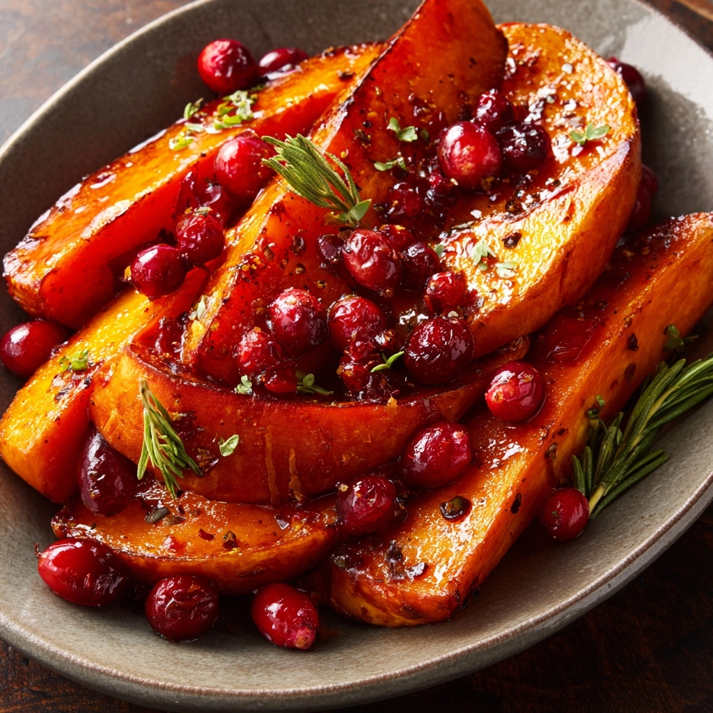 Cranberry-Glazed Butternut Squash Your Holiday Table Needs