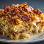 Delicious German Sauerkraut Casserole that Delights! 3 Delicious German Sauerkraut Casserole with a Sweet Twist of Bacon and Brown Sugar!