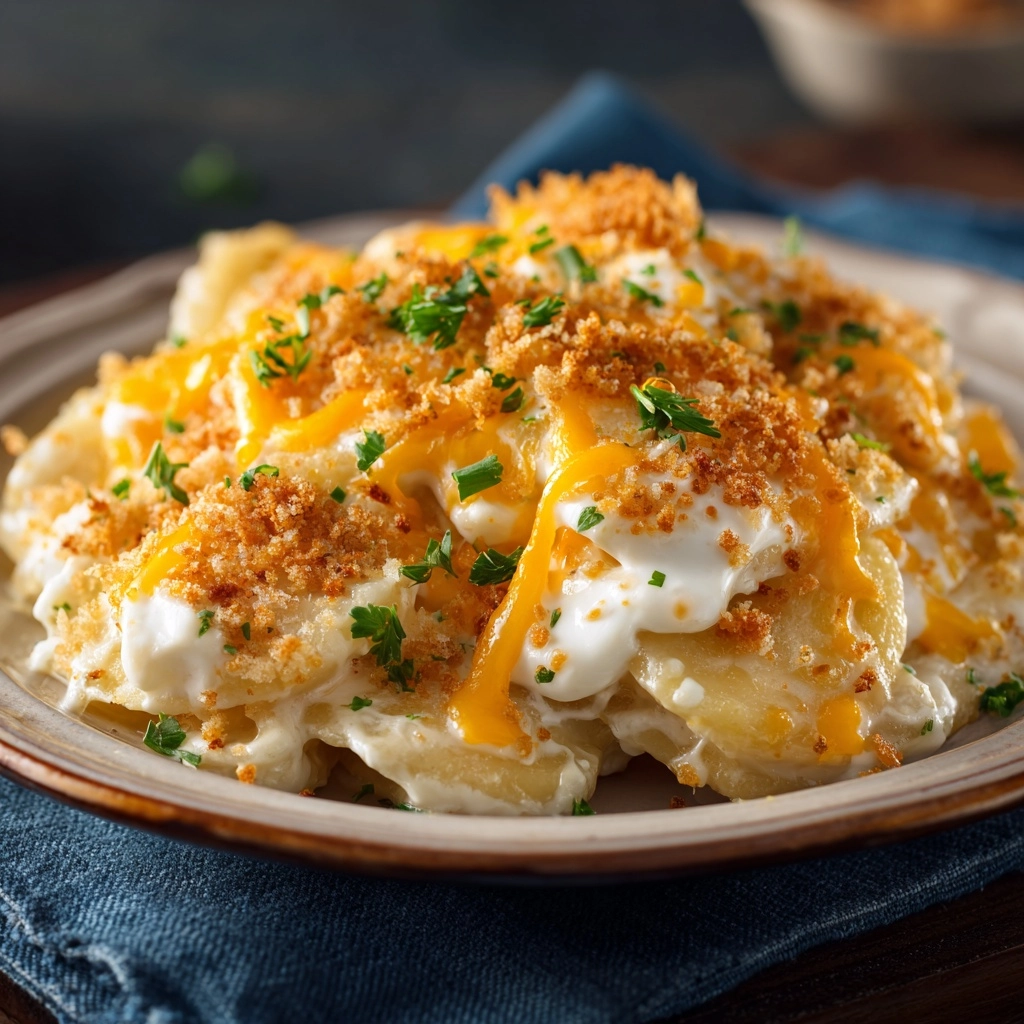 Deliciously Easy Crock Pot Pierogi Casserole You’ll Love!