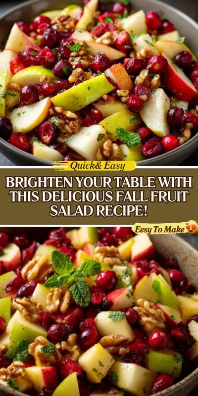 Deliciously Fresh Fall Fruit Salad Recipe You'll Love Today! 2 Deliciously Fresh Fall Fruit Salad Recipe You’ll Love!