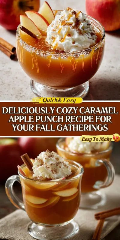 Delight in the Fall with This Caramel Apple Punch Recipe! 2 Delight in the Fall with This Refreshing Caramel Apple Punch Recipe!