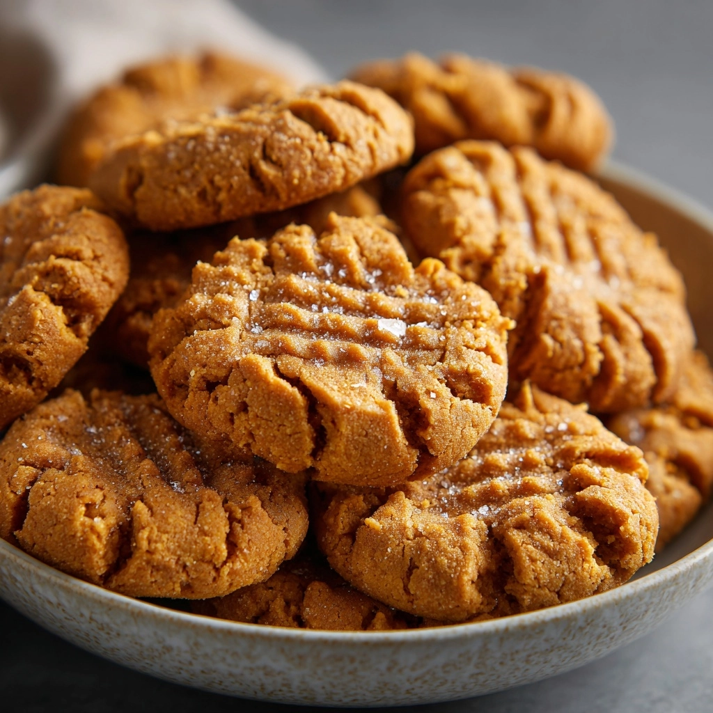 Easiest Ever Flourless Peanut Butter Cookies (One Bowl Wonder)