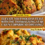Elevate Your Thanksgiving with Irresistible Cajun Cornbread Dressing!