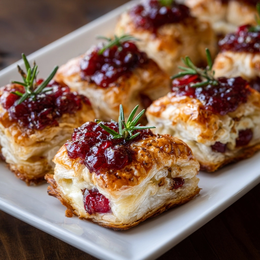 Festive Cranberry Brie Bites That Disappear First Fast! 2 Festive Cranberry Brie Bites That Disappear First