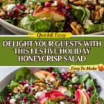 Festive Holiday Honeycrisp Salad is a Must-Try Delight! 3 Festive Holiday Honeycrisp Salad: A Refreshing Delight!