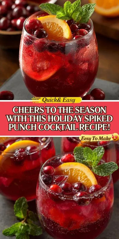 Festive Holiday Spiked Punch Cocktail Recipe for Cheers! 2 Festive Holiday Spiked Punch Cocktail Recipe You’ll Love!