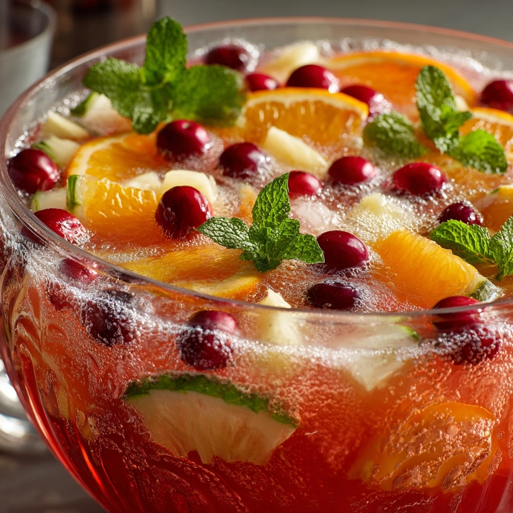 Festive Non-Alcoholic Christmas Punch Recipe to Brighten Your Holidays!