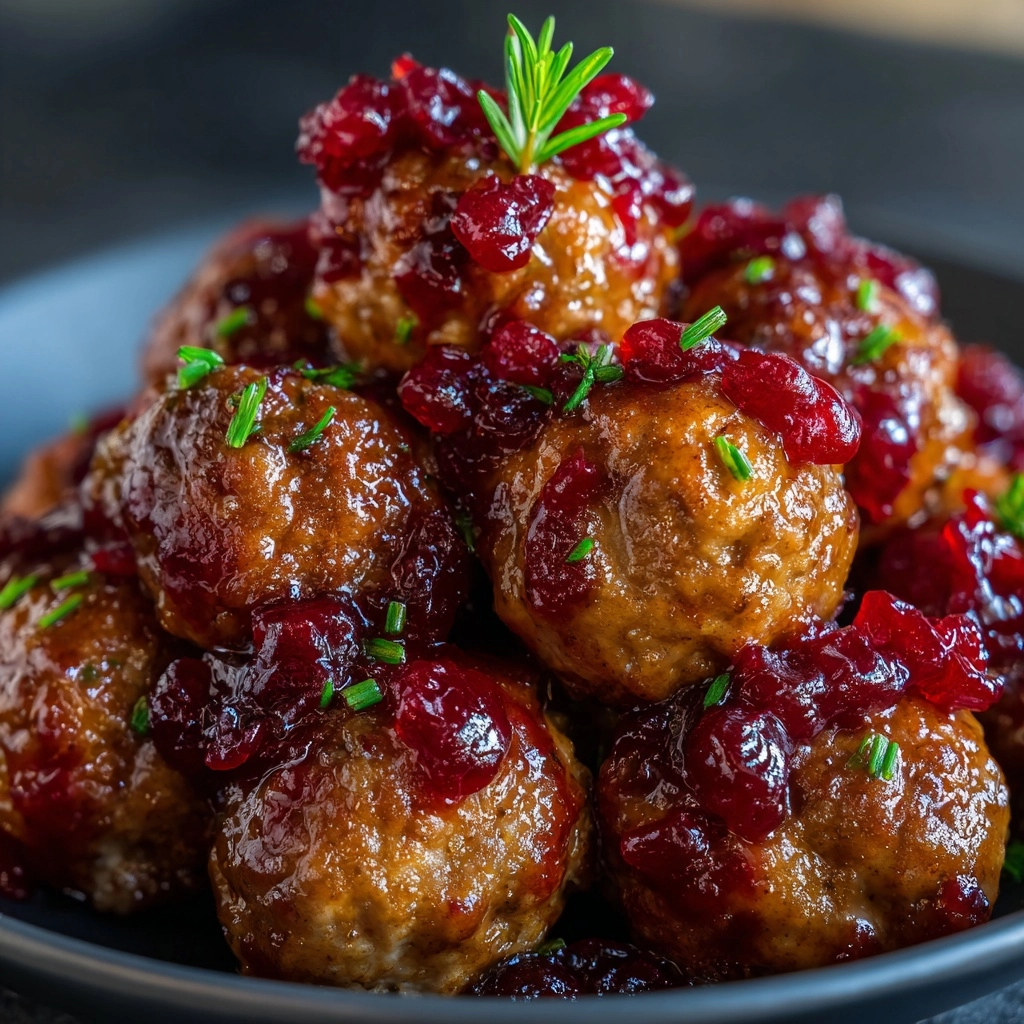 Festive Quick Cranberry Meatballs for a Merry Christmas Feast!