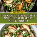 Fresh and Crisp: Discover Your Love for Apple Arugula! 3 Fresh and Crisp: Simple Apple Arugula Salad Recipe You’ll Love!