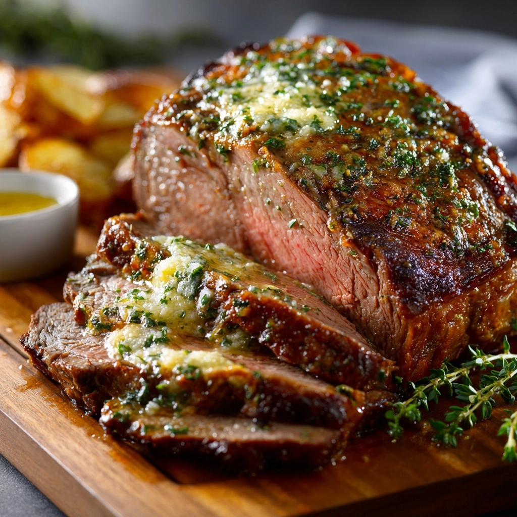 Garlic Butter Prime Rib Roast (Holiday Showstopper)