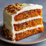 Grandma’s Carrot Cake with Dreamy Cream Cheese Frosting