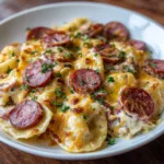 Hearty Crockpot Pierogi Casserole with Kielbasa Delights! 3 Hearty Crockpot Pierogi Casserole with Kielbasa for Cozy Nights