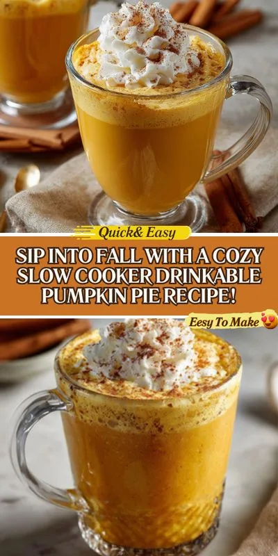 Indulge in Cozy Fall Vibes with Drinkable Pumpkin Pie!