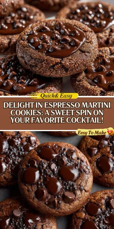 Indulge in Decadence: Try This Espresso Martini Cookie Recipe! 2 Indulge in Decadence: Espresso Martini Cookies Recipe!