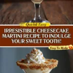 Indulge in a Decadent Cheesecake Martini Recipe!