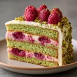 Indulge in the Dreamy Pistachio Raspberry Cake Delight today! 3 Indulge in the Dreamy Pistachio Raspberry Cake Delight!