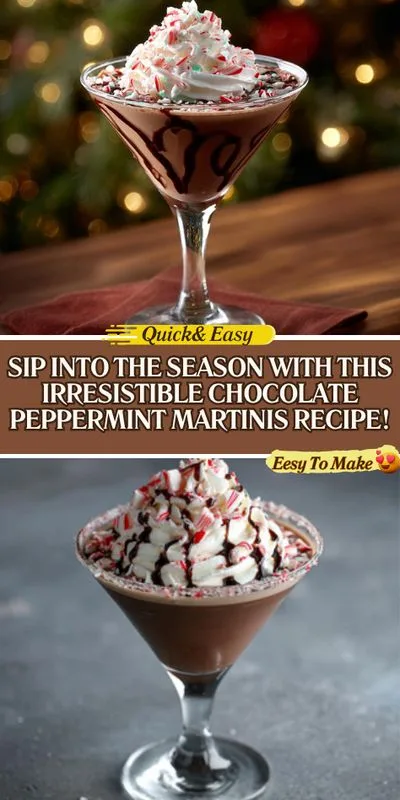 Indulge in the Festive Delight of Chocolate Peppermint Martinis Today! 2 Indulge in the Festive Delight of Chocolate Peppermint Martinis!