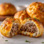 Irresistible Garlic Parmesan Cheeseburger Bombs for Game Day! 3 Irresistible Garlic Parmesan Cheeseburger Bombs: The Ultimate Game Day Treat!