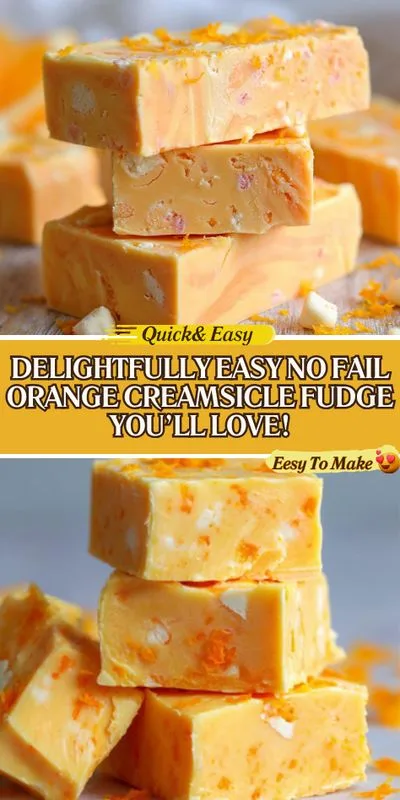 Irresistible No Fail Orange Creamsicle Fudge Recipe Awaits! 2 Irresistible No Fail Orange Creamsicle Fudge Recipe!