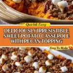 Irresistible Sweet Potato Casserole with Crunchy Pecan Topping Recipe You’ll Love! 3 Irresistible Sweet Potato Casserole with Crunchy Pecan Topping