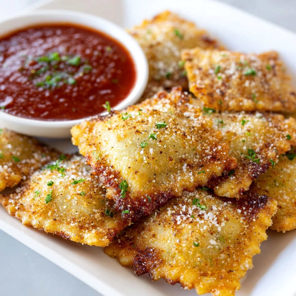 Irresistibly Crunchy Toasted Ravioli Recipe from Chef Savvy Awaits! 2 Irresistibly Crunchy Toasted Ravioli Recipe from Chef Savvy!