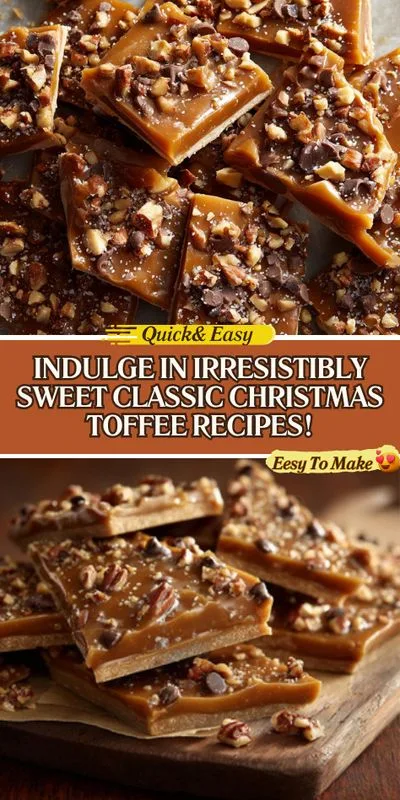 Irresistibly Delicious Classic Christmas Toffee Recipes Await! 2 Irresistibly Delicious Classic Christmas Toffee Recipes You Must Try!