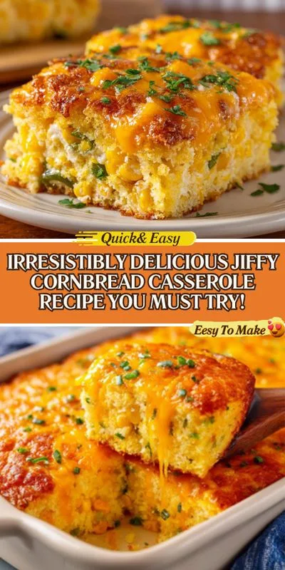 Irresistibly Easy Jiffy Cornbread Casserole Recipe You'll Love!