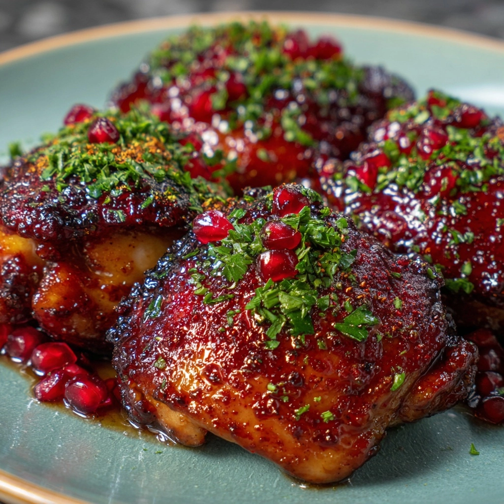Juicy Pomegranate Sumac Chicken with Bright Flavor
