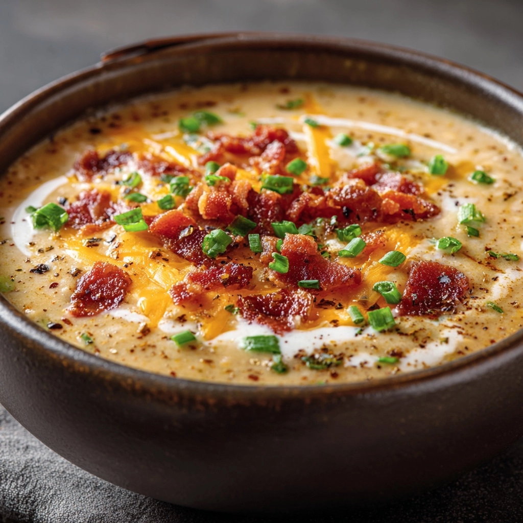 Loaded Baked Potato Soup (Warms You Right Up)
