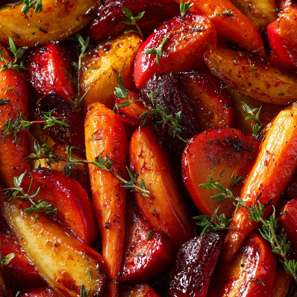 Maple Dijon Roasted Apples & Carrots: A Flavorful Delight! 2 Maple Dijon Roasted Apples & Carrots
