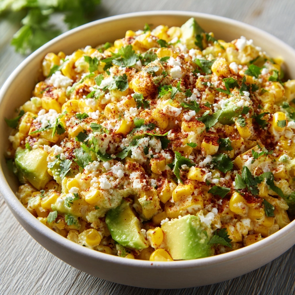 Mexican Street Corn Salad (Elote in a Bowl) for Taco Night