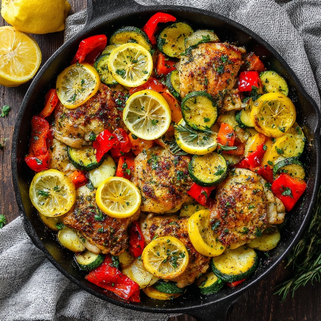 One-Pan Lemon Herb Chicken and Veggies: Simplify Dinner! 2 One-Pan Lemon Herb Chicken and Veggies (Easy Clean-Up)