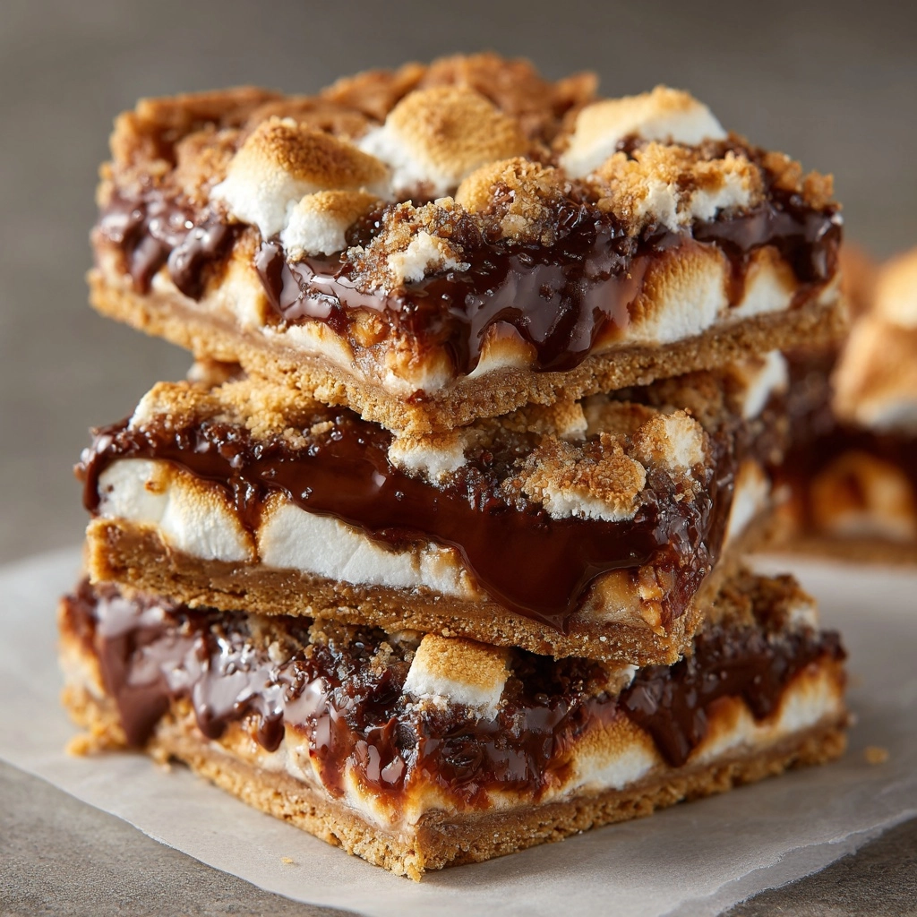 Ooey-Gooey S'mores Bars: A Must-Try Indoor Treat! 2 Ooey-Gooey S'mores Bars (Indoor Campfire Treat)