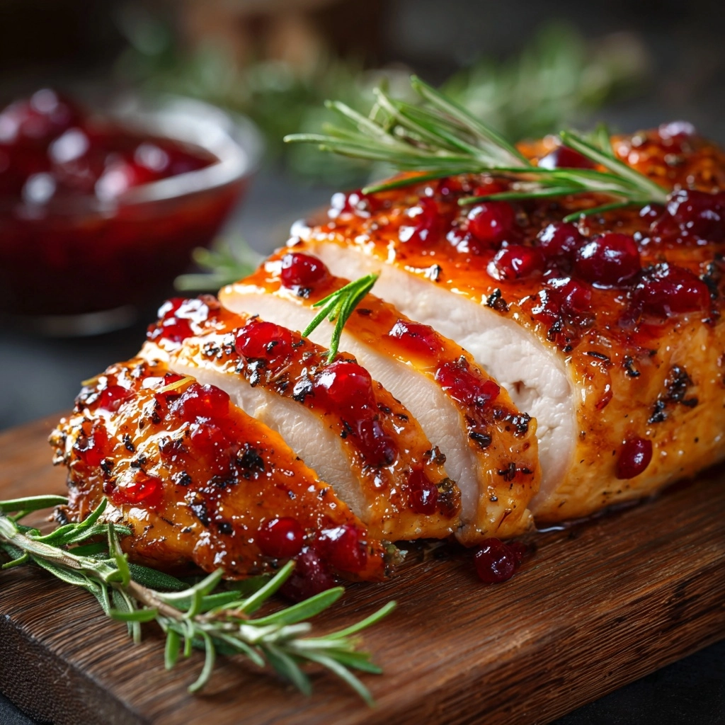 Perfect Cranberry Orange Glazed Turkey Breast for the Holidays: Impress Your Guests! 2 Perfect Cranberry Orange Glazed Turkey Breast for the Holidays