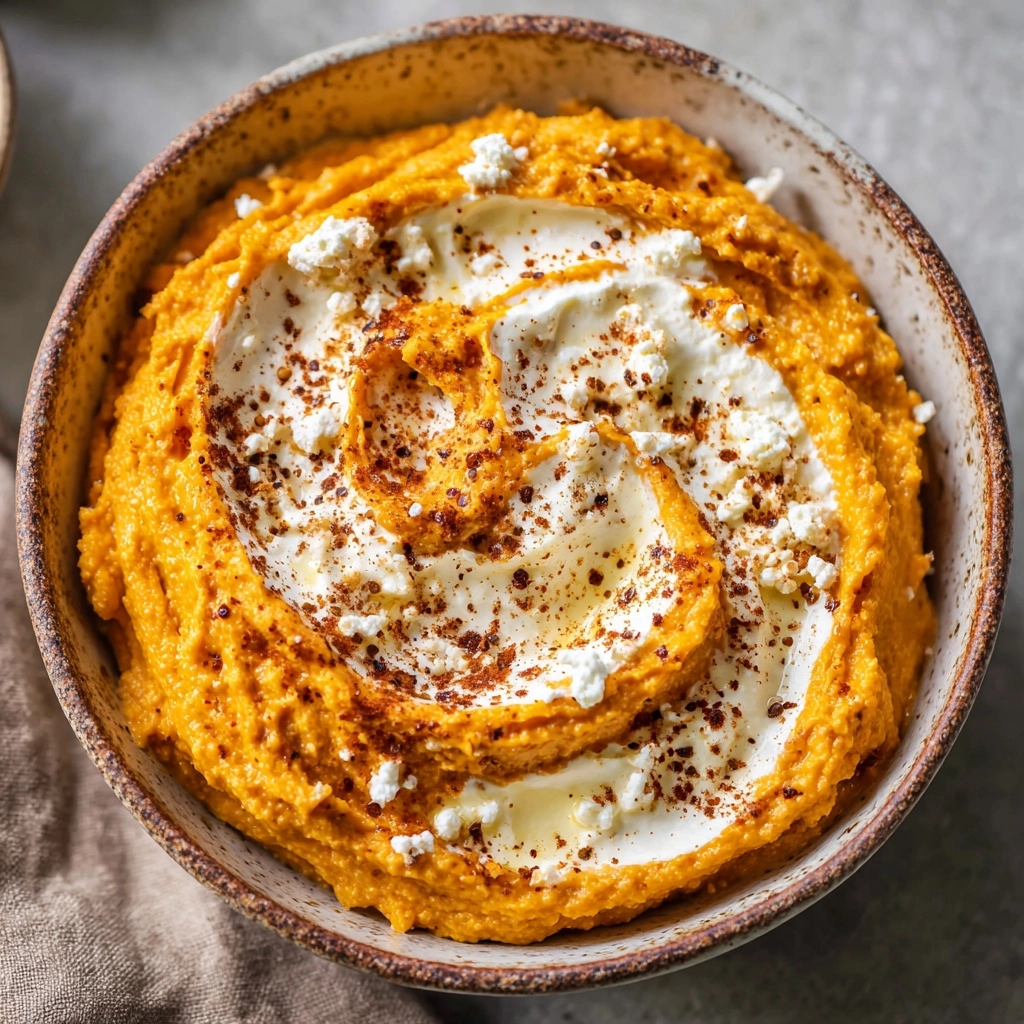 Pumpkin Whipped Feta Dip | Walder Wellness, RD