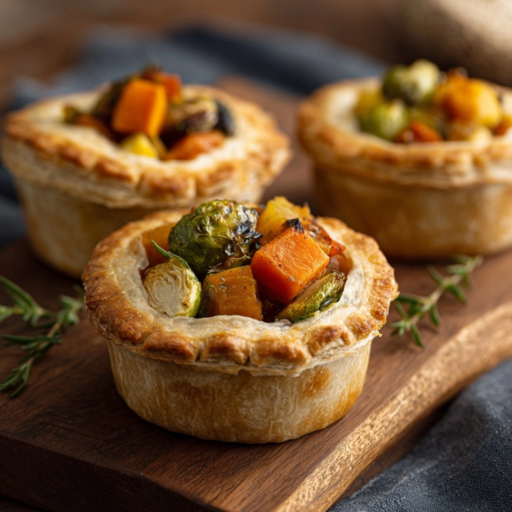 Roasted Autumn Vegetable Pot Pies: A Cozy Delight! 2 Roasted Autumn Vegetable Pot Pies