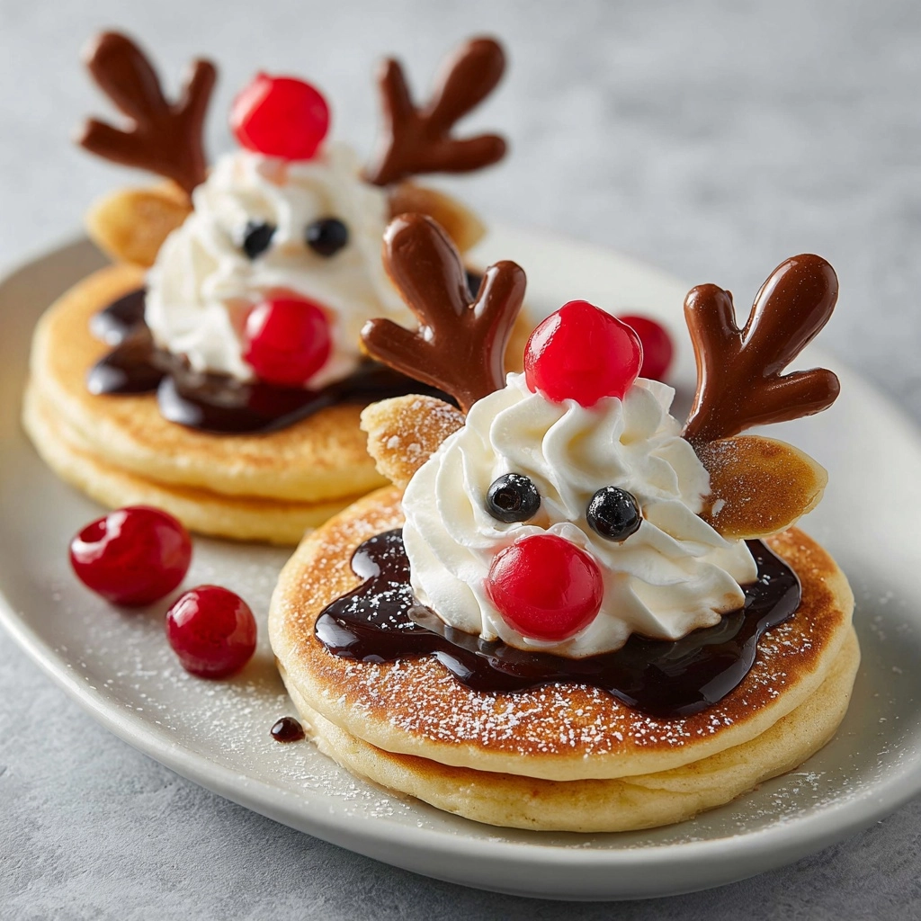 Rudolph Pancakes (Fun Christmas Breakfast)